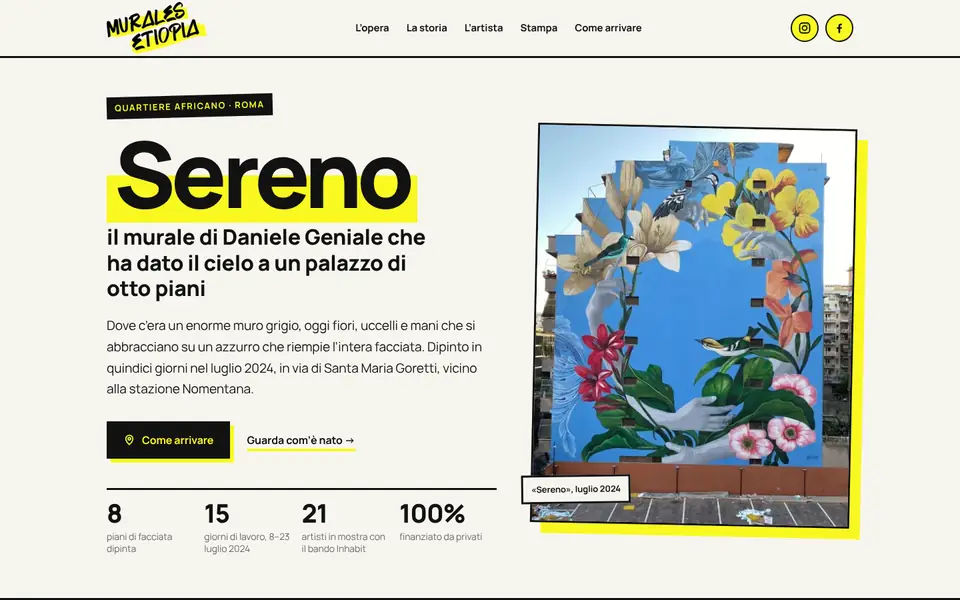 Murales Etiopia: home del sito