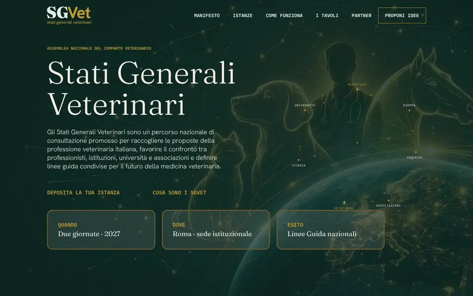 Stati Generali Veterinari: home del sito