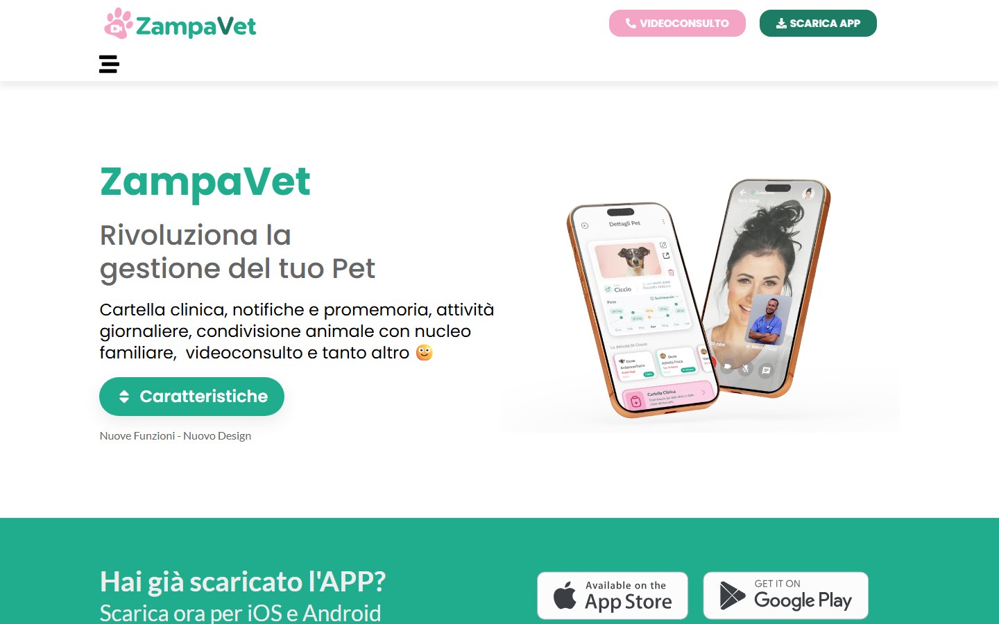 ZampaVet: app e gestione del pet